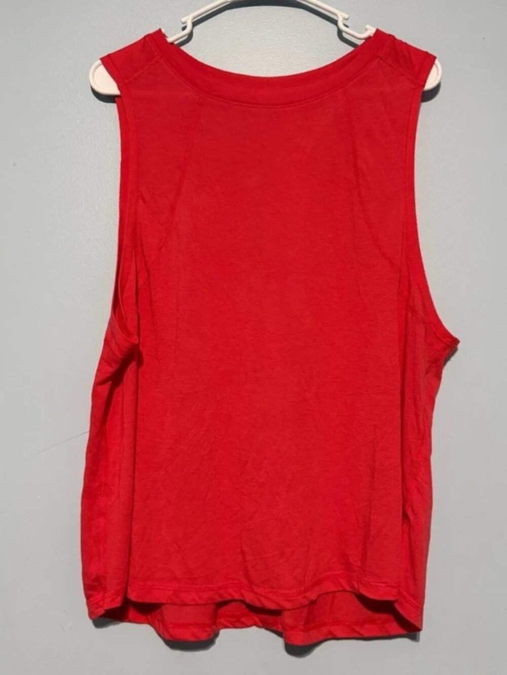 Athletic Works Women’s XXL Red Sleeveless Active Tank Top Back Keyhole